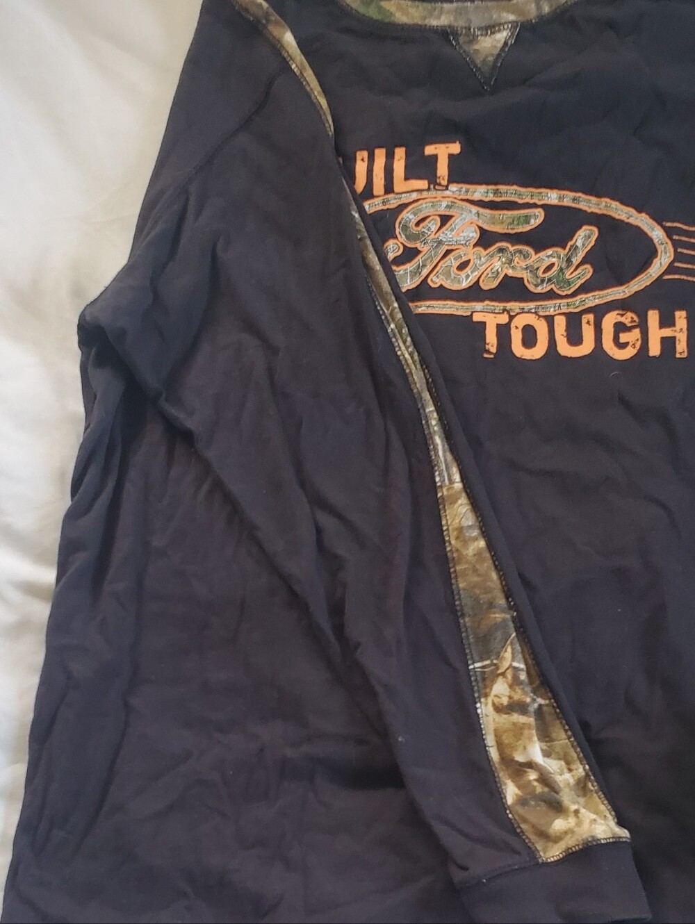 Realtree By Buckhorn River 'Built Ford Tough' Long-Sleeved T-Shirt, Size XL - Picture 6 of 14